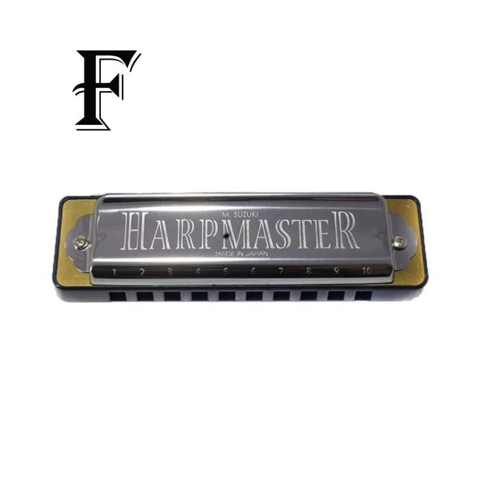 SUZUKI HARPMASTER HARMONICA DIATONIC 10H MR-200 Kualitas Terbaik-Key F