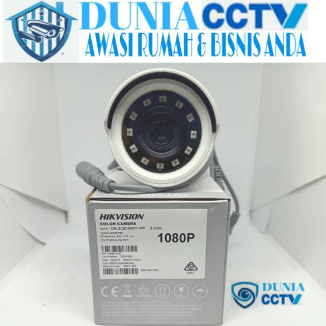 HIKVISION DS-2CE16D0T-IPF 2MP KAMERA OUTDOOR CCTV/ DS-2CE16DOT-IPF