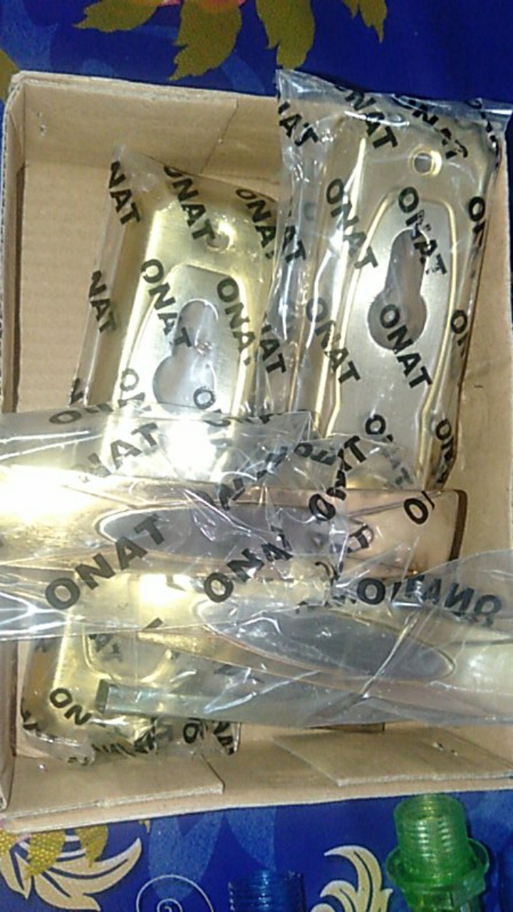 Kunci Pintu Kecil Silinder Onat Plat L Gagang Rumah L Handle Full Set