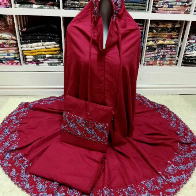 Mukena Khadijah Renda/Mukena Original +Tas