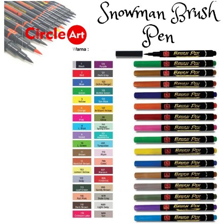 

Snowman Brush Pen - Satuan PART 2