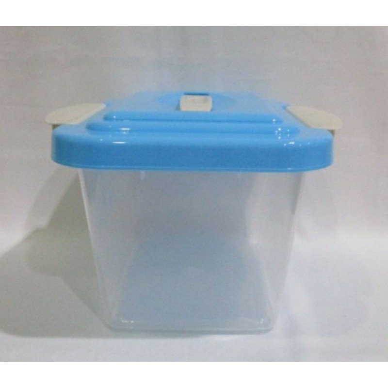 24x20x17 Box Mini Container 4 Liter Green Leaf 7035 / Kotak Obat P3K Plastik Serbaguna / Rak Susun