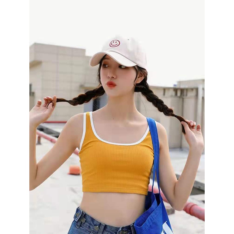 Topi Baseball Wanita Dan Pria Polos Bordir Smile Kekinian Fashion Korean Import