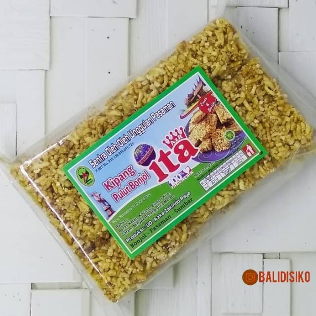 

Kipang Pulut Bonjol Padang 200 gr