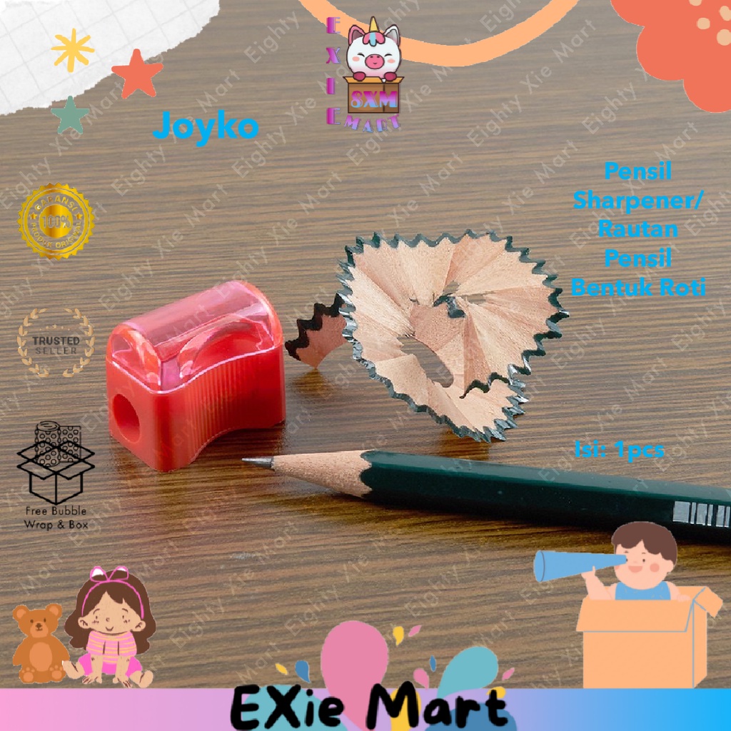 

JOYKO BREAD PENCIL SHARPENER - RAUTAN PENSIL, PENSIL ALIS SERBAGUNA - OROTAN PENSIL ROTI