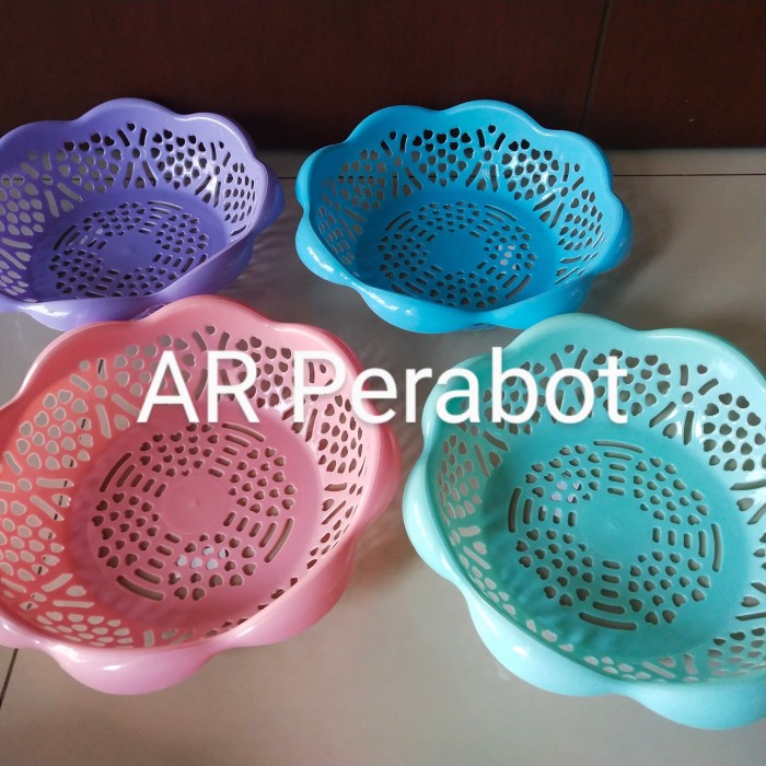 Tempat Buah Lovely Viola Keranjang Buah Plastik Hampers Parcel Murah