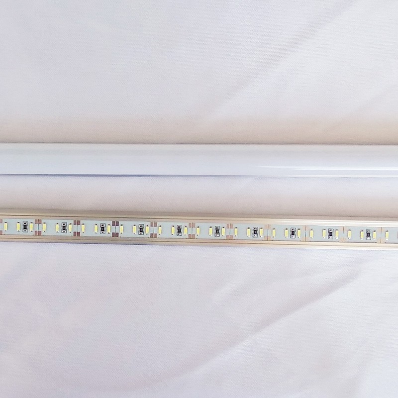 LAMPU LED DC 12V 144 SMD4014 RIGID BAR ALUMINIUM COVER CAP 100CM LAMPU AKI LAMPU DARURAT