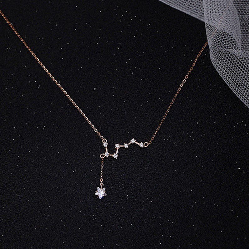 925 Sterling Silver Link Chain Tassel Star Pendent Necklace For Women Girls Wedding Party Jewelry