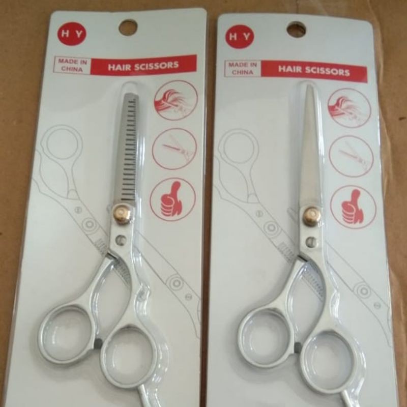 

Gunting Stainless sasak dan biasa set