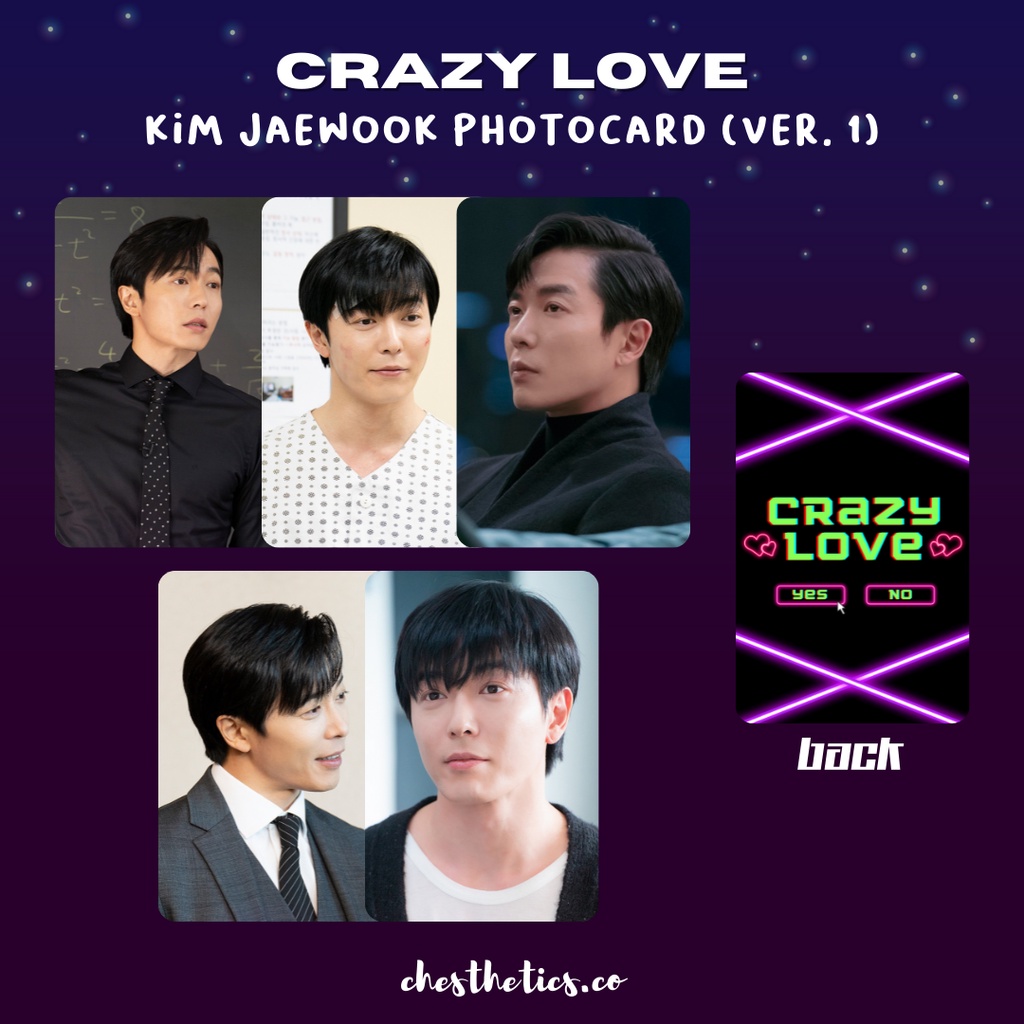 Crazy Love KDrama Korea Korean Drama Photocard Aktor Kim Jaewook Krystal Jung