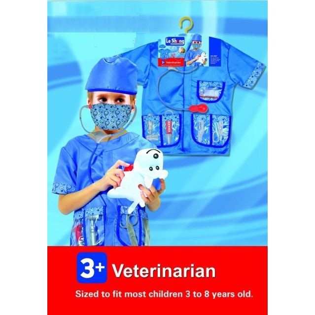 Kostum Baju Dokter Hewan Anak Baju Dokter Dokteran Anak Costum Doctor Animal