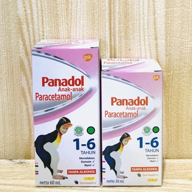 PANADOL ANAK 1-6 TAHUN SIRUP 30 ML | PANADOL ANAK 1-6 TAHUN SIRUP 60 ML | Obat Demam dan Nyeri Anak