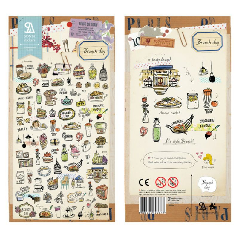 

[LBS] Sonia Sticker Korea Transparan Lucu Diary / Bullet Journal / Planner / Scrapbook - Brunch