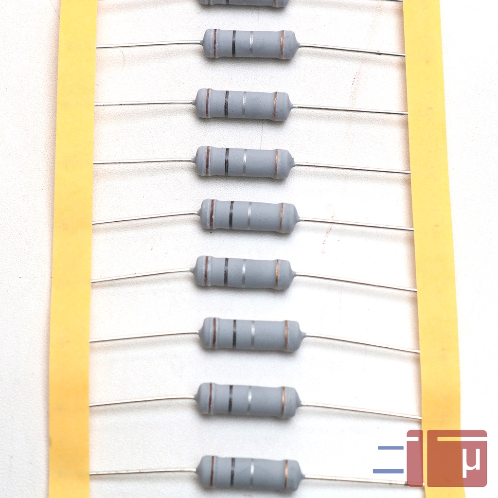 Resistor 0.1R 0.1 Ohm 2W Metal Oxide 5% Taiwan Kaki Tembaga