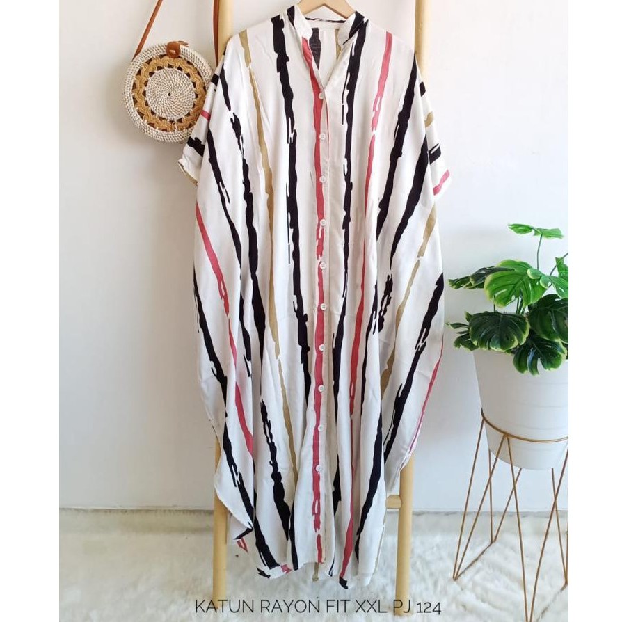 Tunik salur rayon import