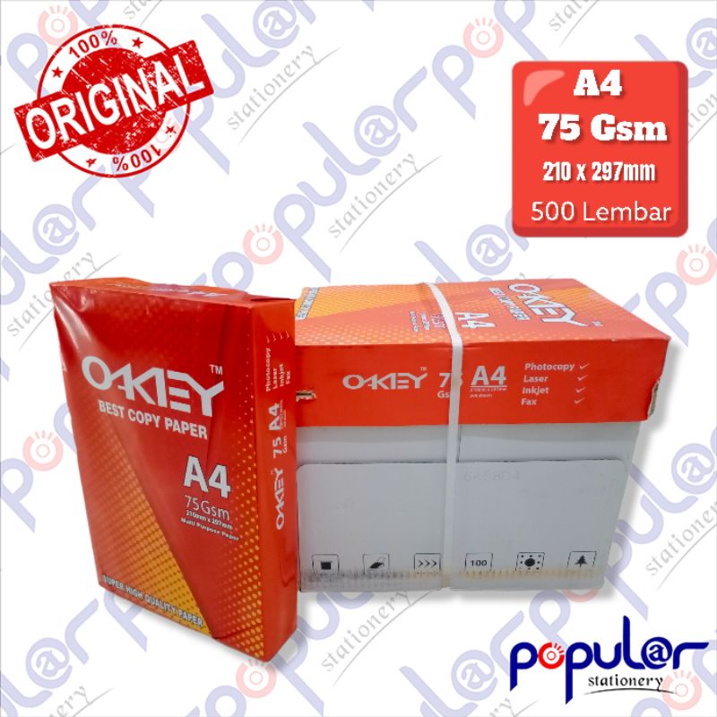 

Kertas HVS Okey A4 75