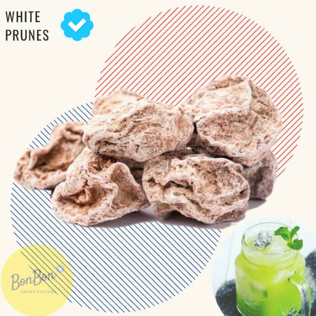 

Kiamboy Putih Asin / Kiamboi Putih Kemerahan Untuk Jus Kedondong / White Prunes Plum Putih