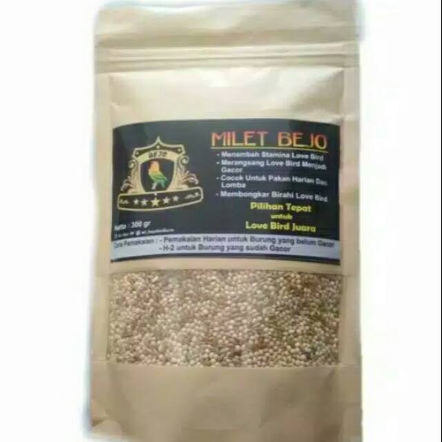 MILET BEJO pakan lomba burung lovebird miled bejo by ari bejo