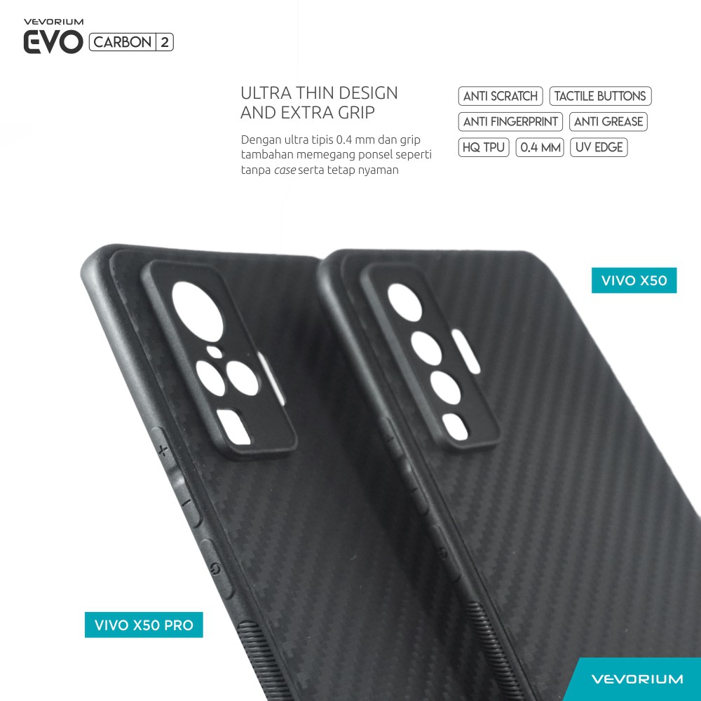 VEVORIUM EVO CARBON VIVO X50 VIVO X50 PRO Soft Case Softcase