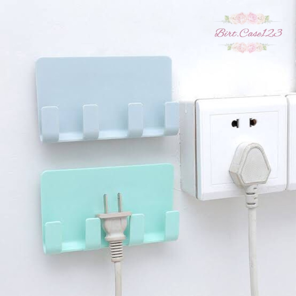 RT108 GANTUNGAN HOOK TEMPEL DAPUR KAMAR MANDI CHARGER HP 4 KAIT SERBAGUNA  BC6350