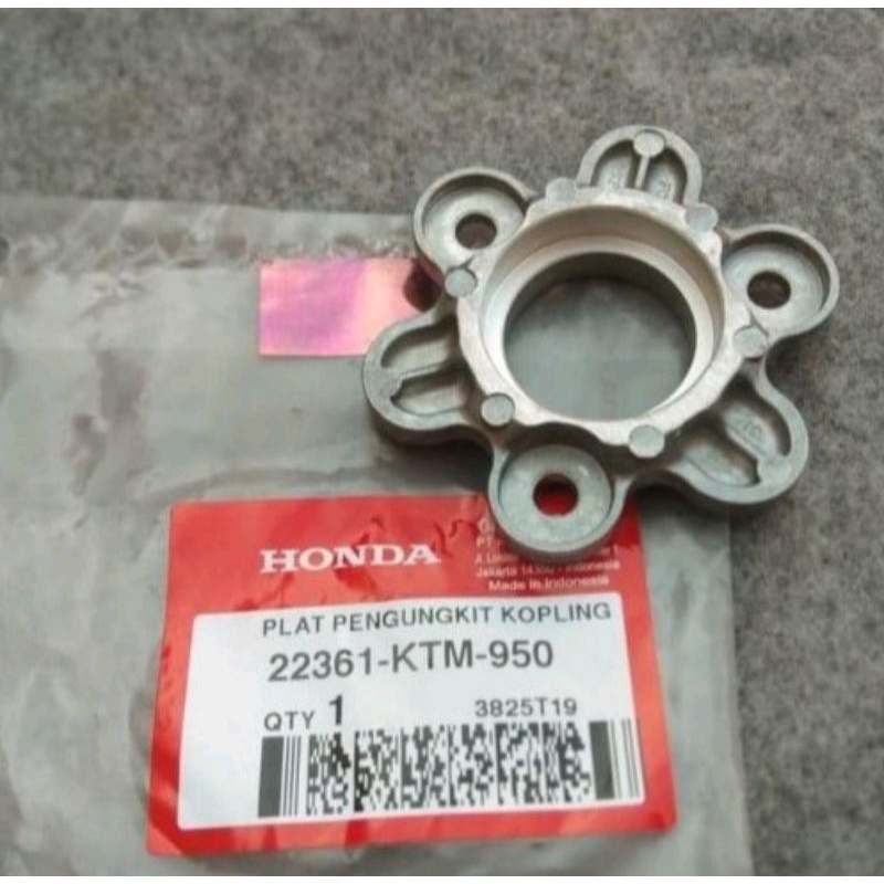 Rumah Bearing Plat Tahanan Per Kopling - Supra X 125 Karbu / Helm in / New FI Asli Honda 22361KTM950