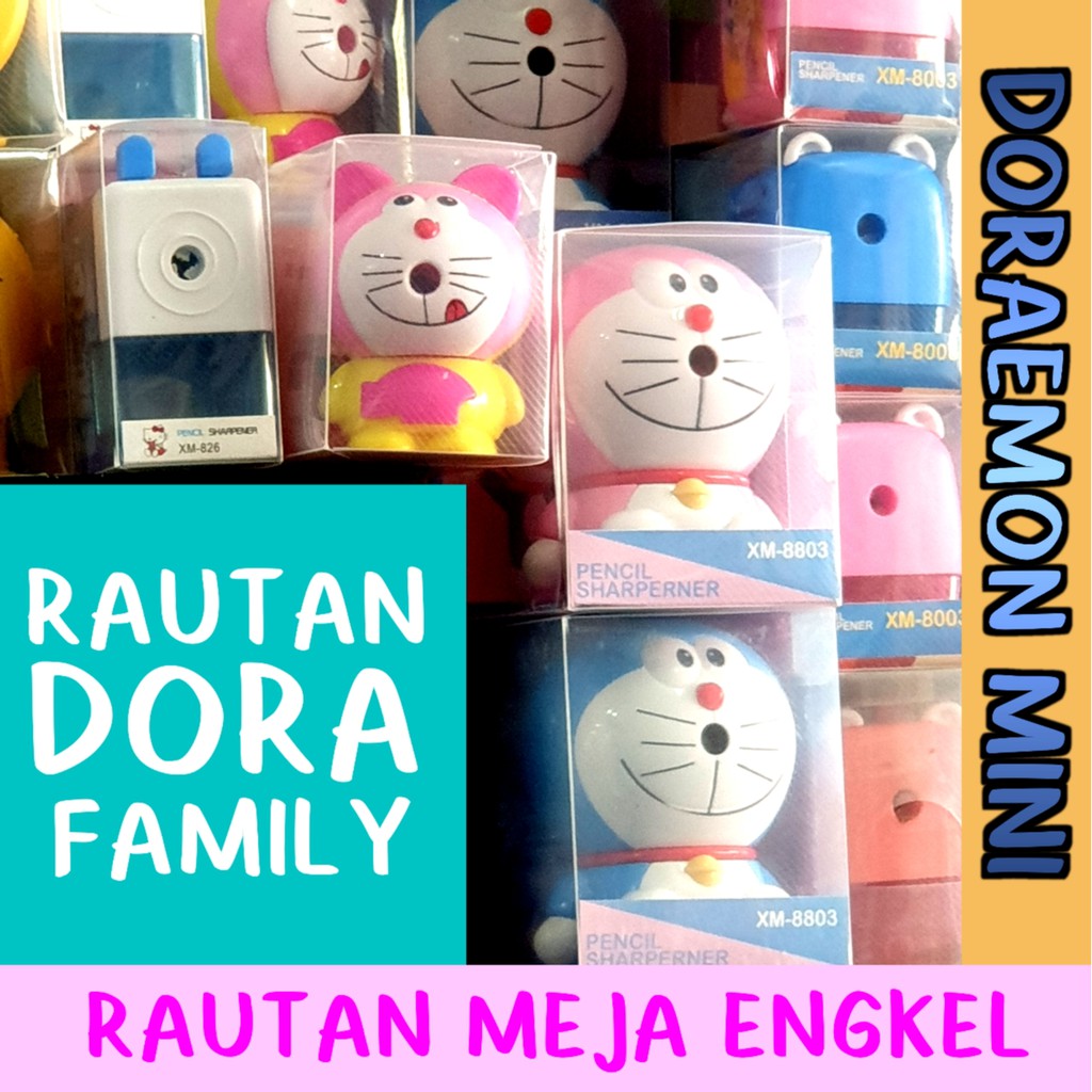 

RAUTAN MEJA doraemon mini family