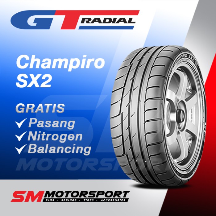 Ban Mobil GT Radial Champiro SX2 225/45 R17 17