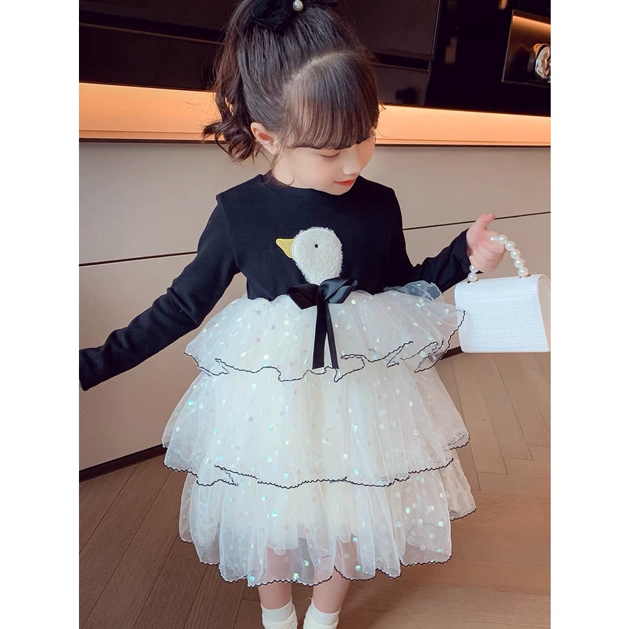 CHUBBI 111 Dress Anak Perempuan Tutu Confeti Duck