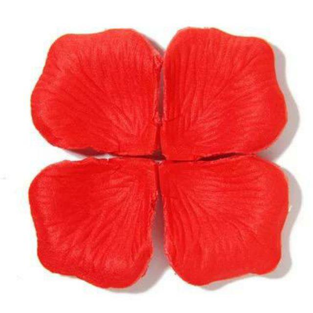 Rose Petals kelopak bunga plastik per Pak-Merah