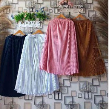 (BISA COD) ROK PLISKET HYGET MAYUNG / Maxi skirt plisket / TERMURAH / PLISKET /TERMURAH / BISA BAYAR DITEMPAT