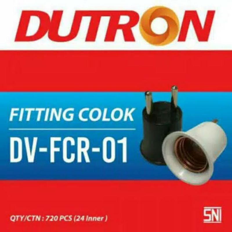 Fiting Colok Dutron DV-FCR-01/ Fiting Colok Lampu Tidur