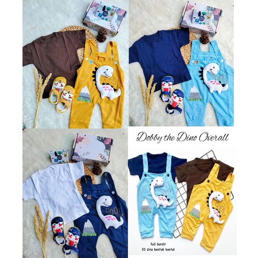 HAMPERS LAHIRAN BAYI LAKI LAKI PREMIUM KADO LAHIRAN-Dino