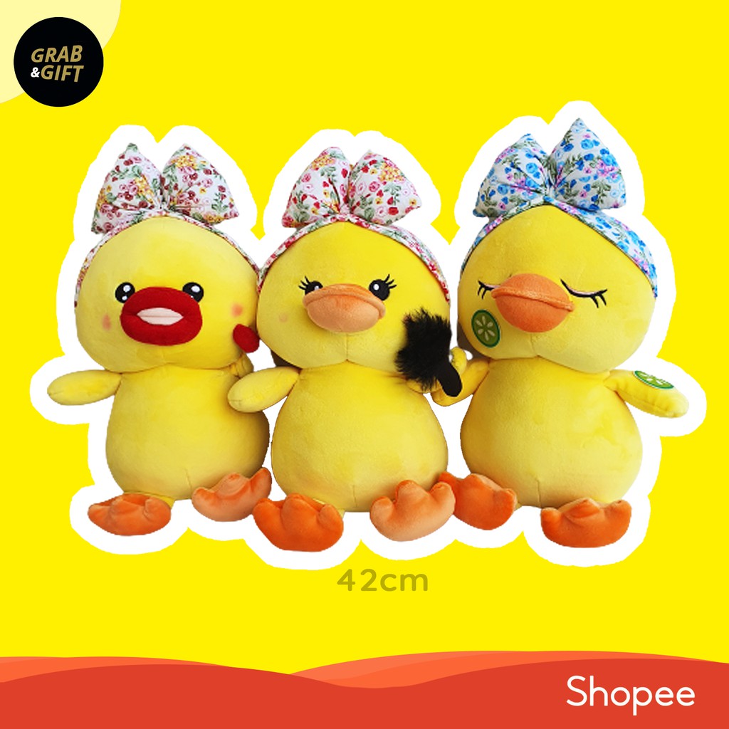 Boneka Bebek Soft Duck Make Up Cute Beaty Cantik