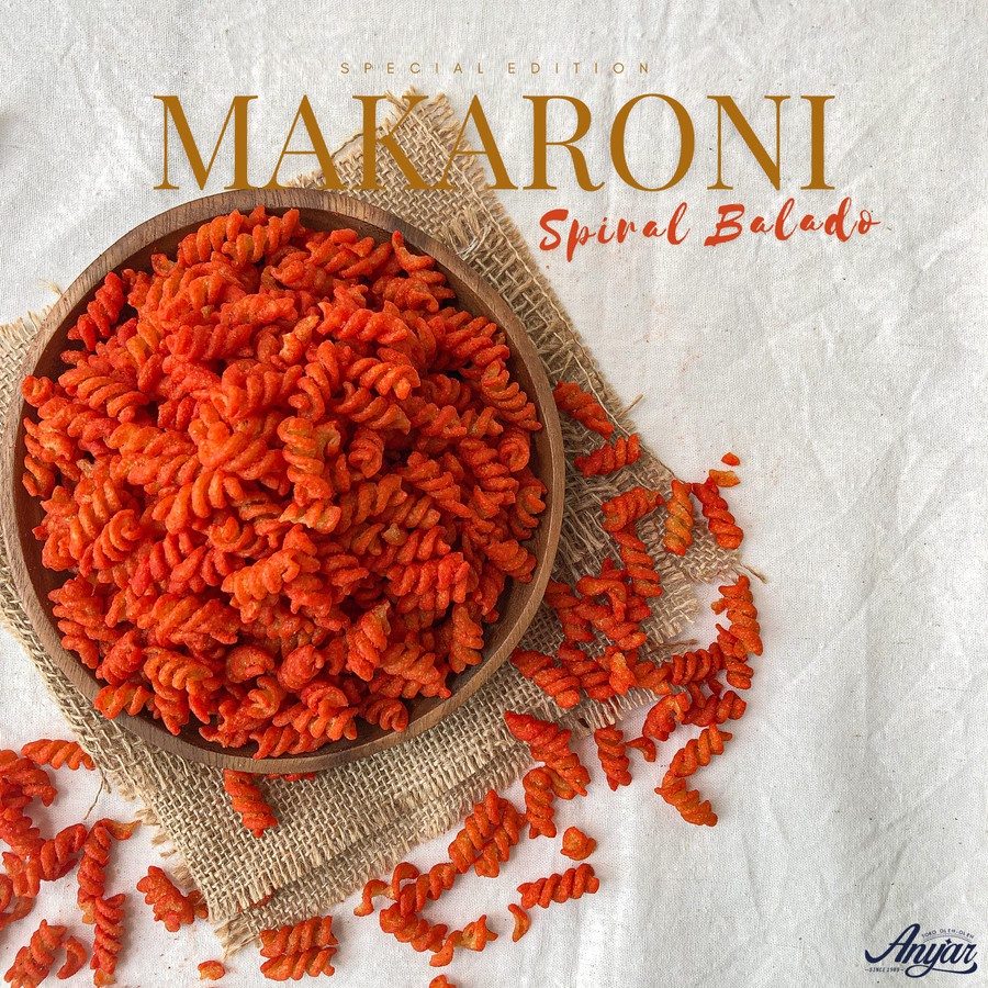 

MAKARONI SPIRAL RASA BALADO / DAUN JERUK / SAPI PANGGANG @250gr