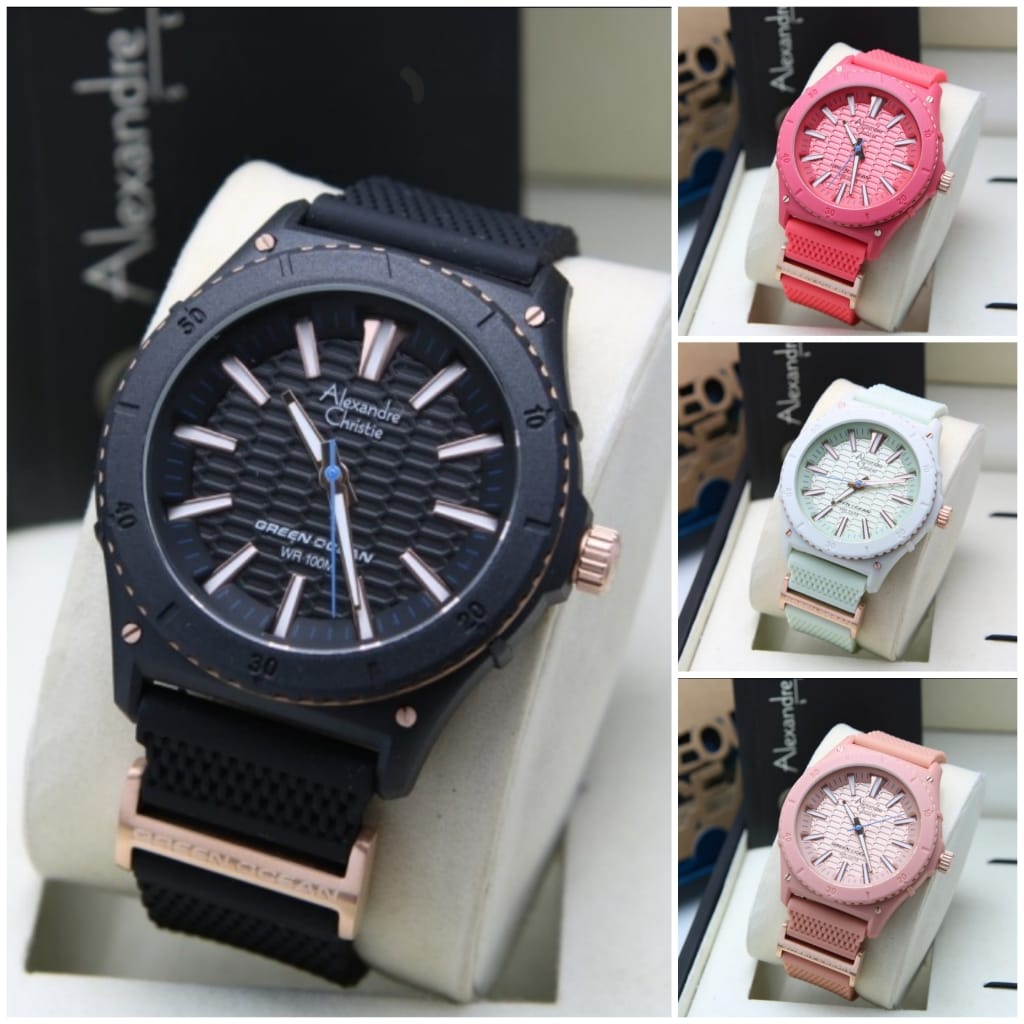 ALEXANDRE CHRISTIE AC 6584 UNISEX . ORIGINAL GARANSI 1 TAHUN.