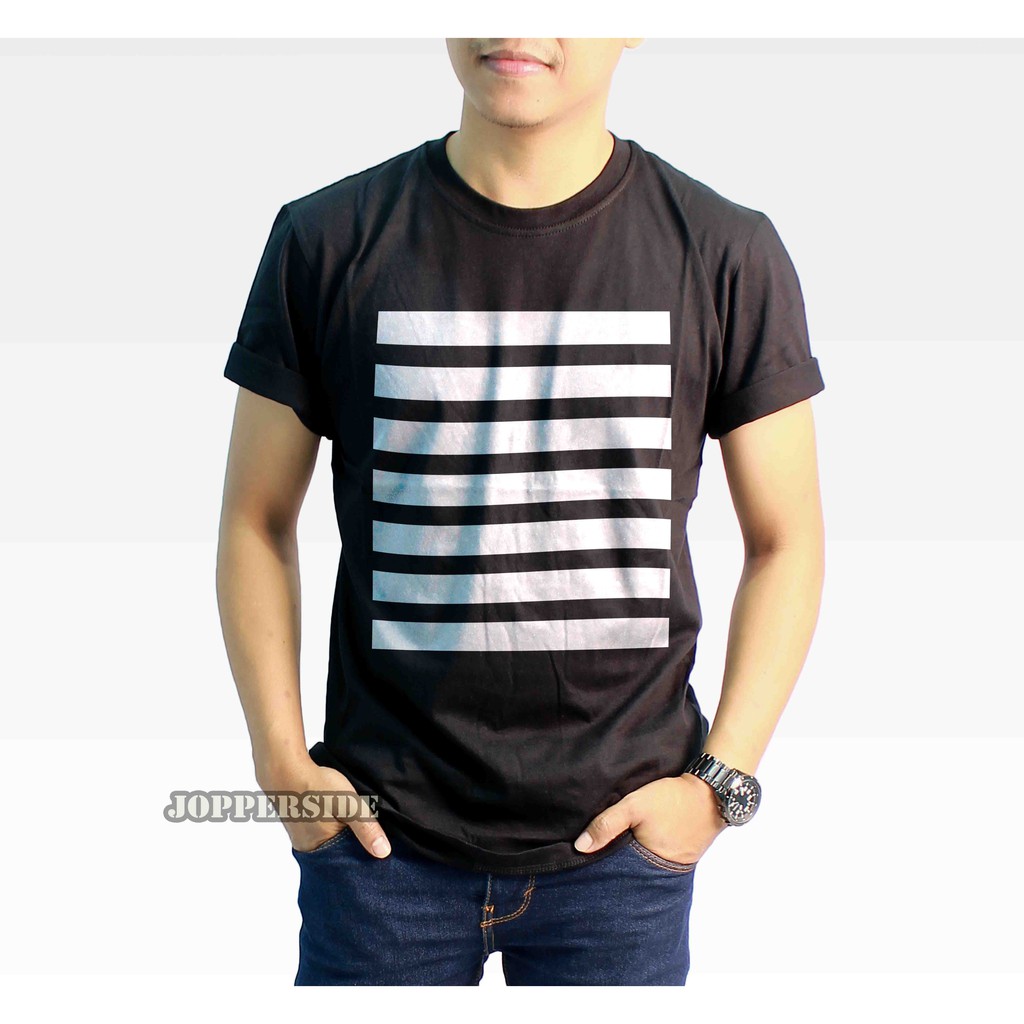 JOPPERSIDE T SHIRT KAOS POLOS SALUR GARIS DISTRO PRIA ORIGINAL PREMIUM TS80