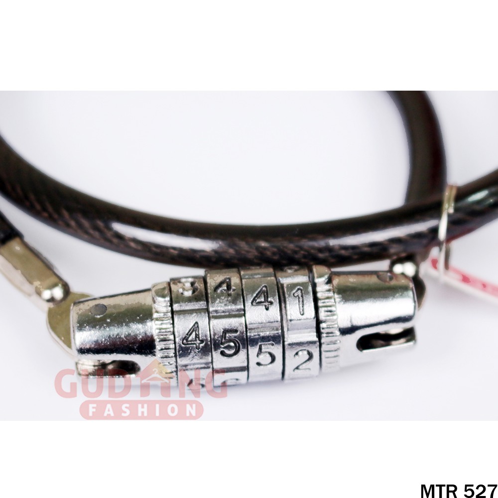 Gembok Helm Multifungsi, Bisa untuk Motor dan Sepeda dengan Kunci Pengaman Kode - MTR (COMB)