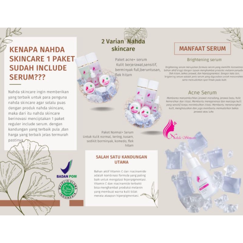 ||PROMO||Nahda Skincare Pemutih Wajah Ampuh 100% BPOM Original Halal MUI