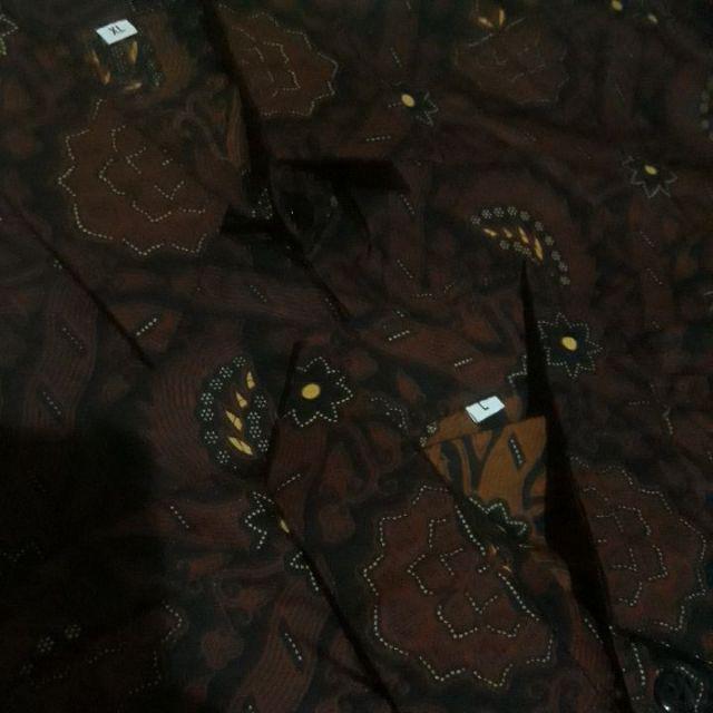 Kemeja Batik Semi Sutra Lapis Furing Eksklusif Lengan Panjang