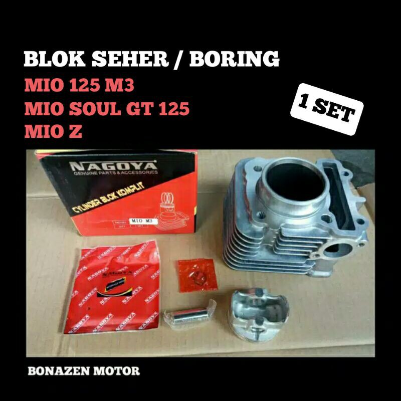 Blok Mio 125 M3 - Soul GT 125 - Mio Z / 1 Set / Seher Boring / Nagoya
