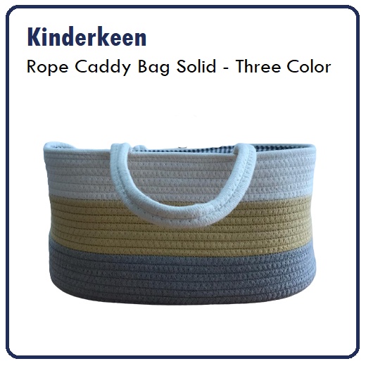 Kinderkeen Rope Caddy Bag Solid - Three Color