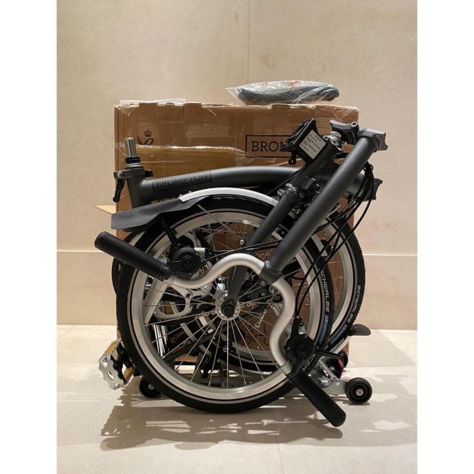 SOLD Brompton M6R Metallic Graphite BNIB. Sepeda lipat, nego