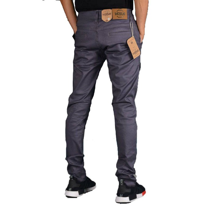  Celana  Chino  Premium Bandung  ANZ Grey ABu Hitam S T9A4 