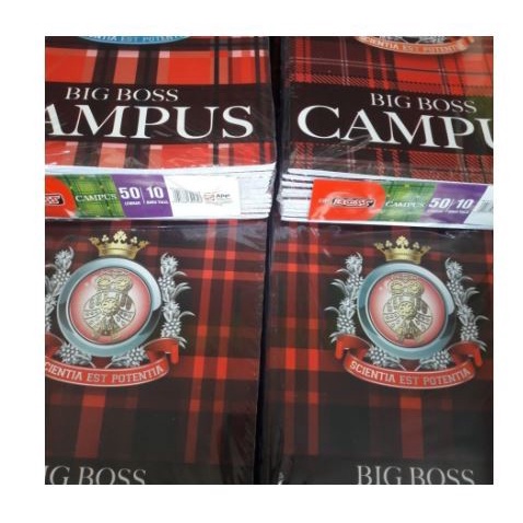 

Hadir Buku Tulis Campus Big Boss 50 Lembar/Pack Gilaa!!!