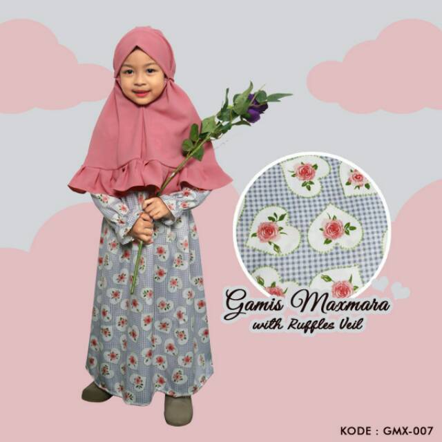 Gamis Anak Bahan Maxmara