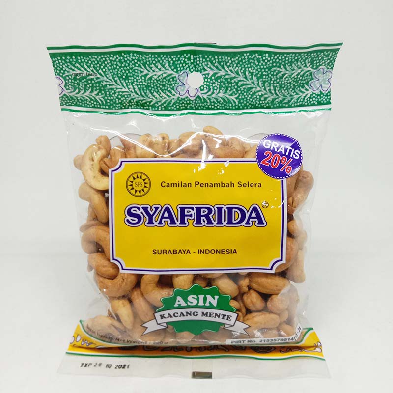 

SYAFRIDA KACANG MENTE ASIN 200 G