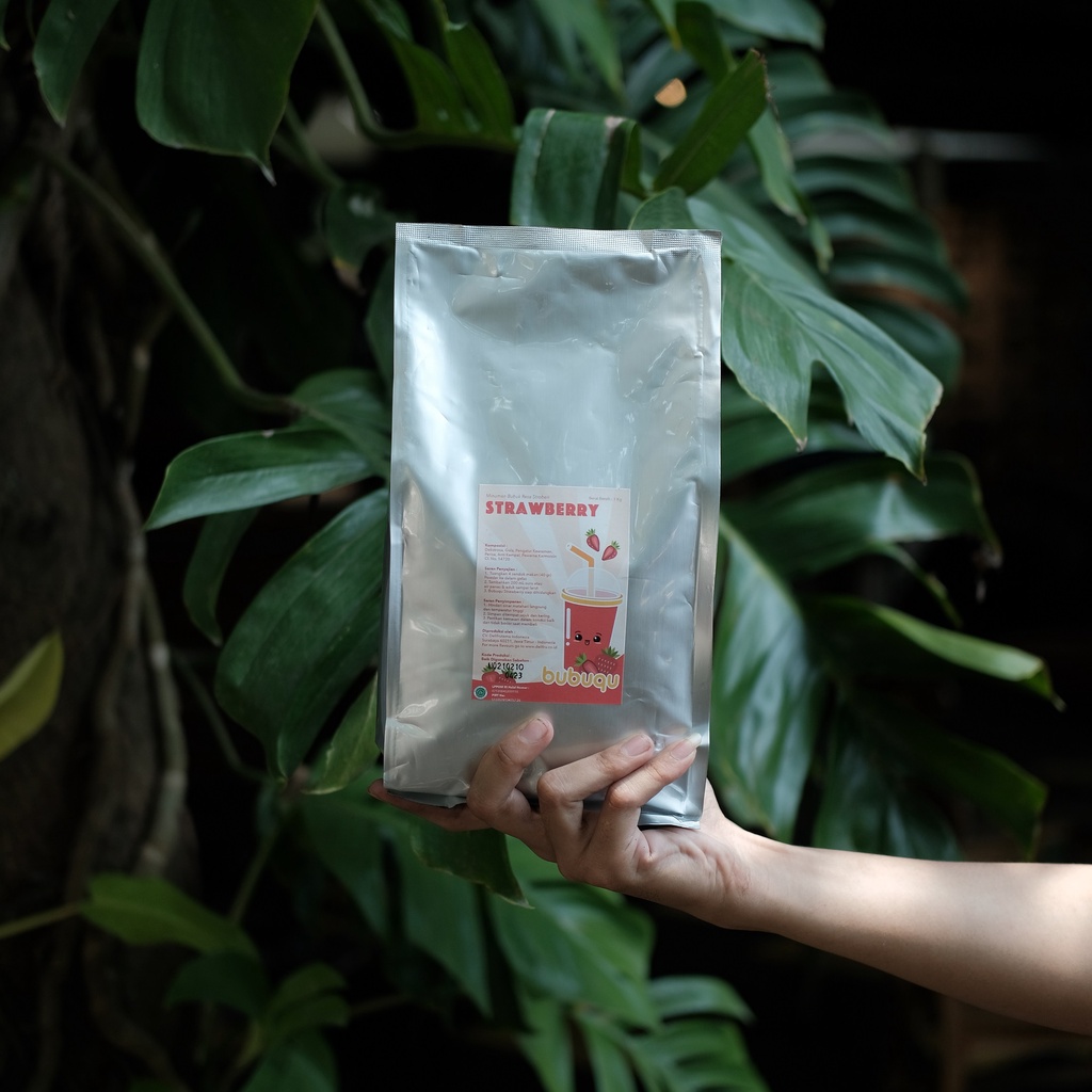 

Bubuk Minuman Strawberry Bubuqu Powder Drink