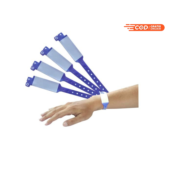 Gelang Pasien Id Band Dewasa Cosmomed Biru Kuning Pink