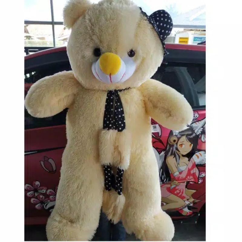 BONEKA TEDDY BEAR CREAM SYAL / BONEKA TERMURAH TERLARIS BONEKA MURAH