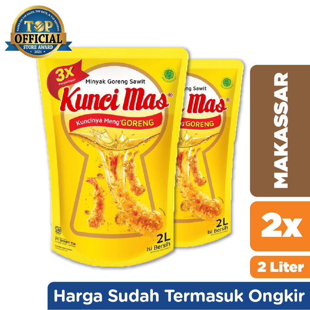 

Kunci Mas Minyak Goreng 2L @2Pcs (Harga + Ongkir) - MKS